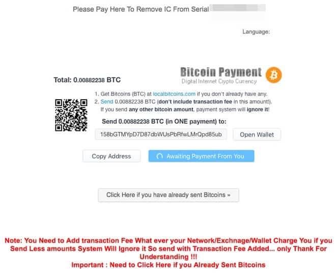 M******* chuyển sang tống tiền Bitcoin người dùng trước đây bị khoá iCloud, đòi 1,6 triệu đồng để mở khoá.