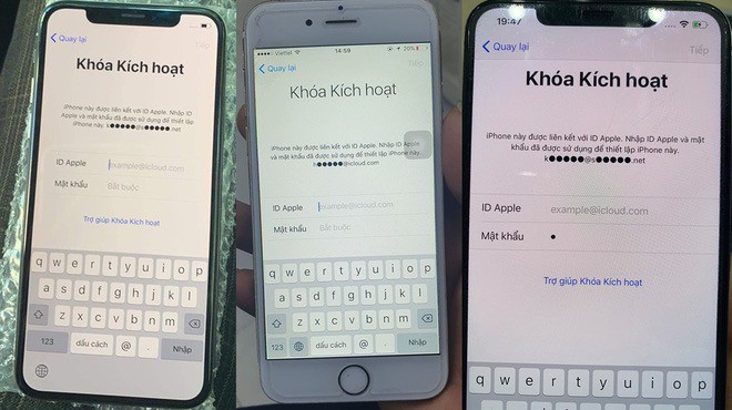 iPhone của nhiều người Việt đột ngột bị khoá iCloud bởi website M*******.
