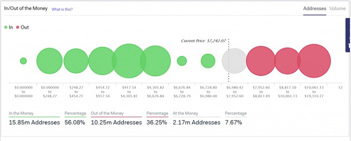 Biểu đồ In/Out Money | Nguồn: IntoTheBlock