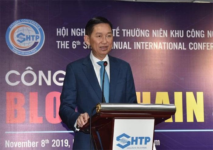 Phó Chủ tịch UBND TP Hồ Chí Minh Trần Vĩnh Tuyến phát biểu tại hội nghị. Ảnh: TL