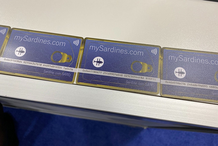 Thẻ tiền điện tử của MYSardines có thể chứa token SARD