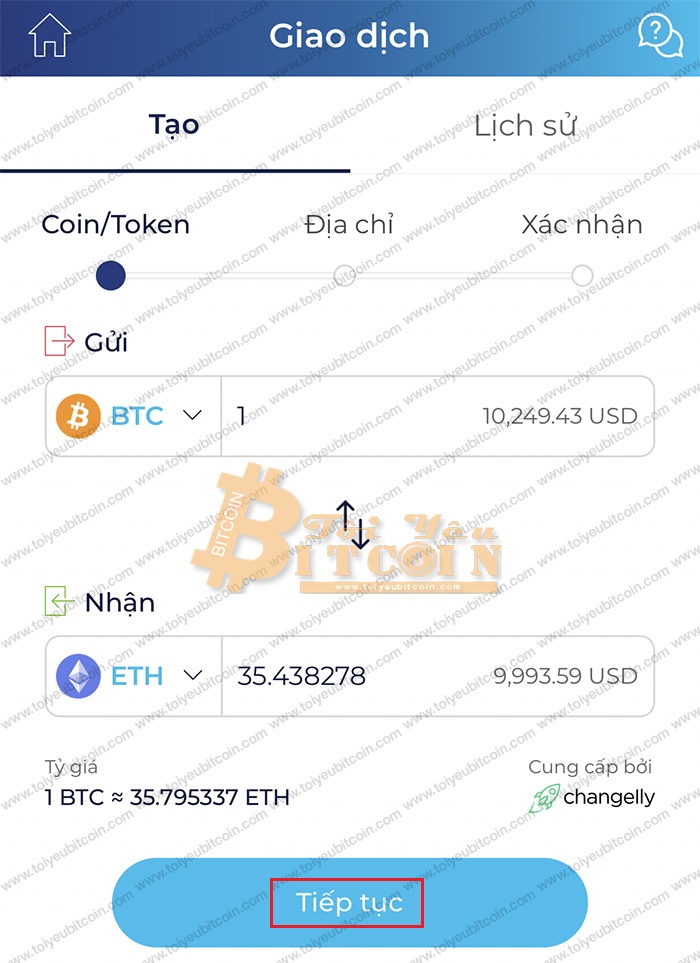 Cách giao dịch crypto trên Infinito. Ảnh 2