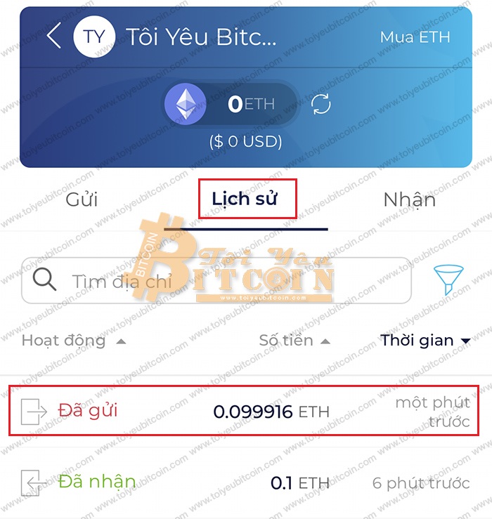 Rút tiền từ ví Infinito. Ảnh 3
