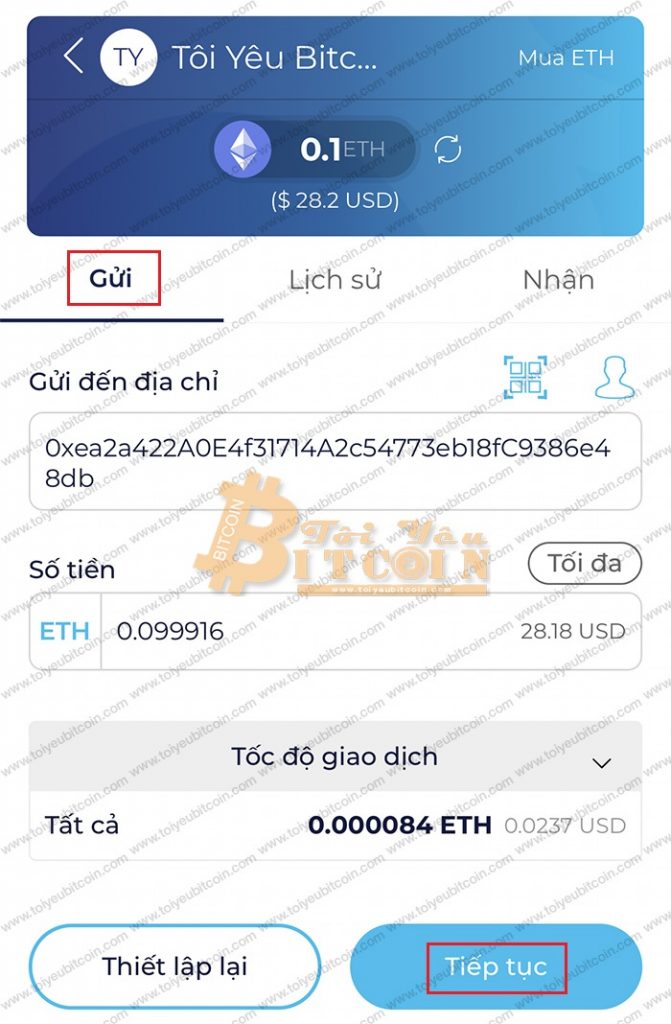 Rút tiền từ ví Infinito. Ảnh 1