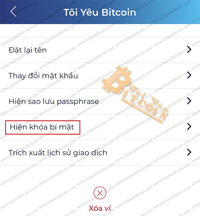 Cách lấy private key. Ảnh 1