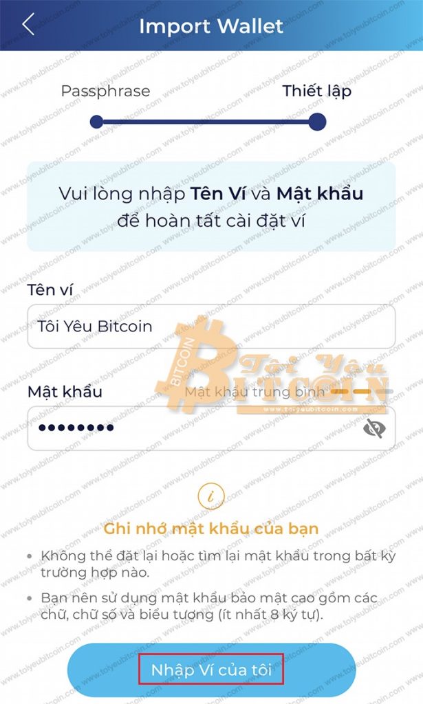 Cách khôi phục ví Infinito. Ảnh 3