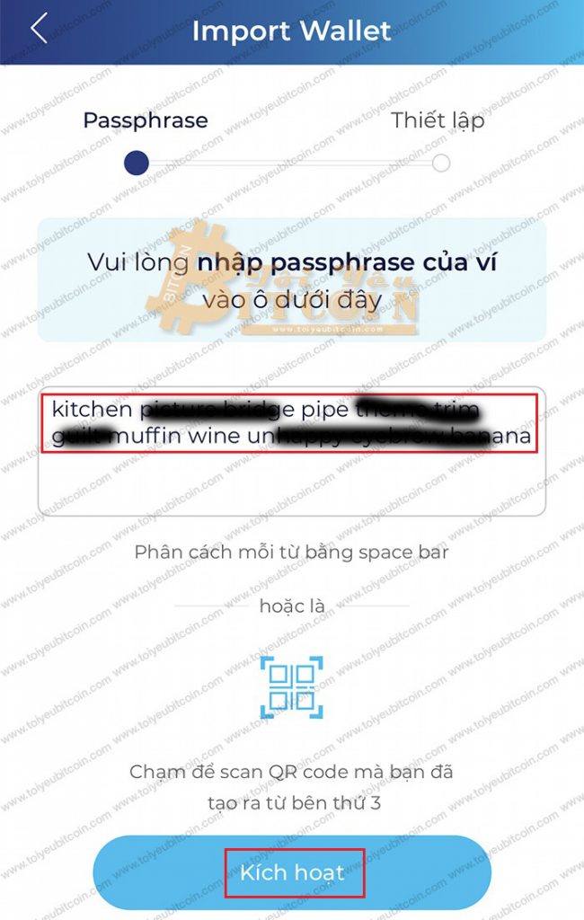 Cách khôi phục ví Infinito. Ảnh 2
