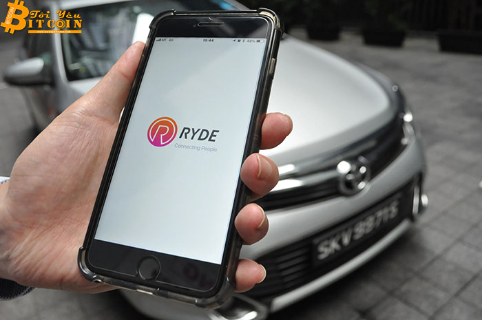 Ứng dụng đi chung xe Ryde của Singapore ra mắt ví thanh toán BTC