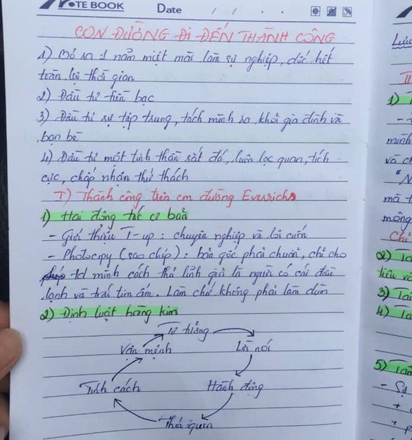 "Dốc hết toàn bộ thời gian", "đầu tư tiền bạc", "tách mình ra khỏi gia đình và bạn bè"... là con đường dẫn đến thành công trong triết lý kinh doanh của một công ty đa cấp - Ảnh: Đ.H.