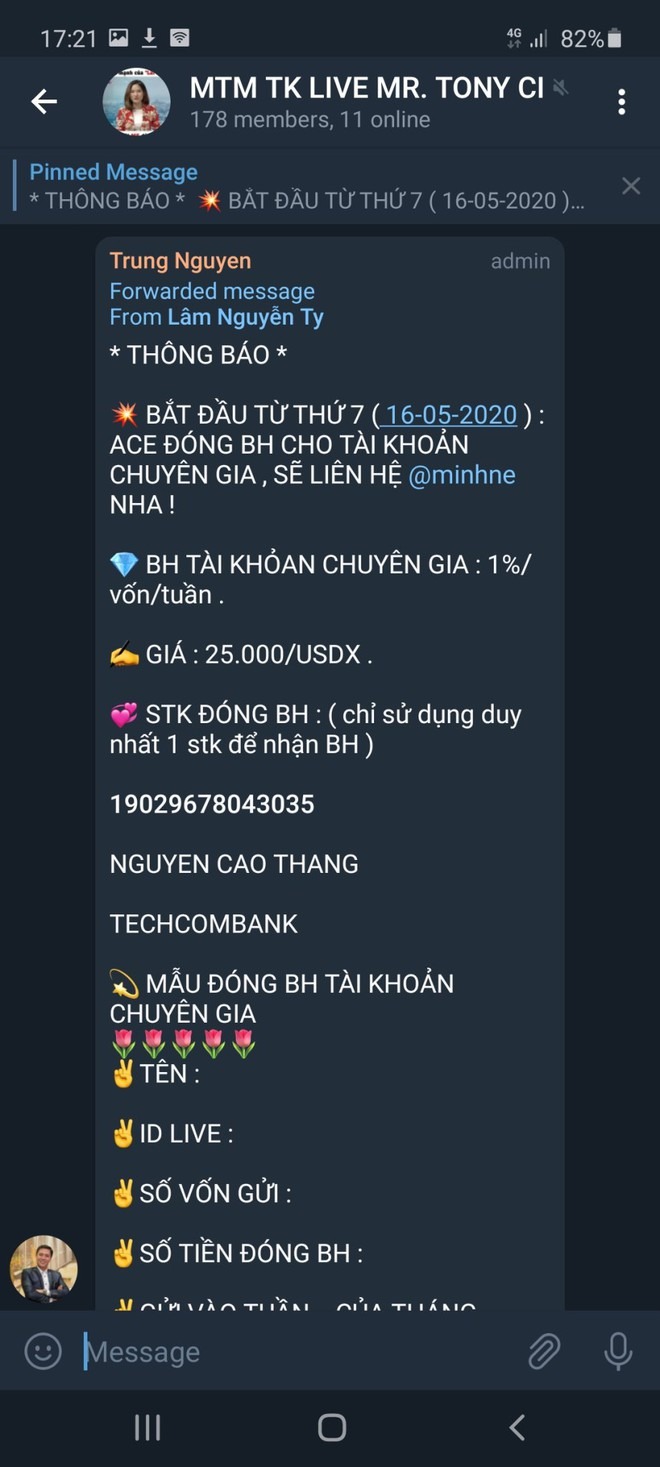 Những người đứng đầu đề nghị nhà đầu tư đóng “tiền bảo hiểm” để được giao dịch “tiền ảo”