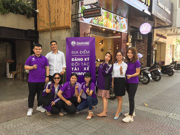 Ứng dụng gọi xe ZuumViet có dâu hiệu trả thưởng theo mô hình đa cấp. Ảnh: ZuumViet.