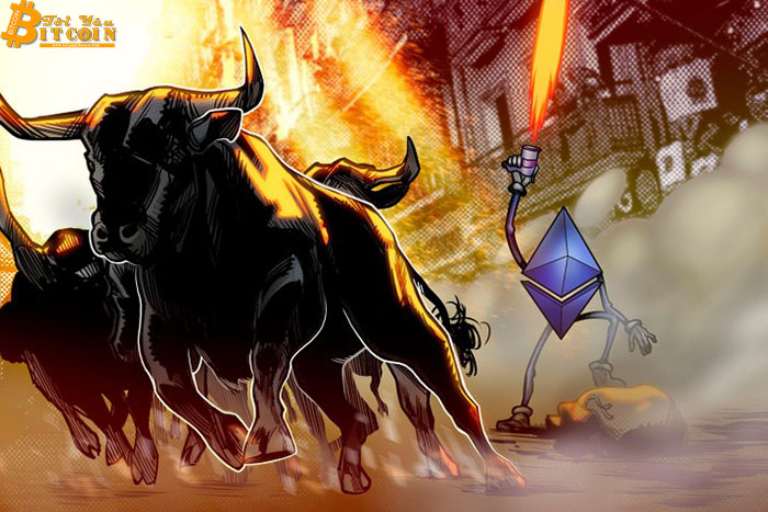 Giá Ethereum tiến gần mức $300 khi Bitcoin, token DeFi tiếp nhiên liệu cho bull run mới