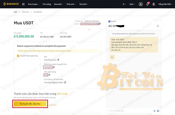 Cách sử dụng Binance P2P trên máy tính. Ảnh 3