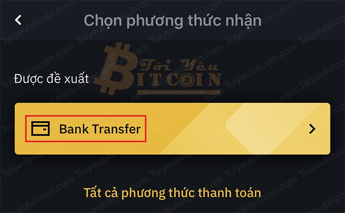 Thêm phương thức thanh toán Binance P2P. Ảnh 2