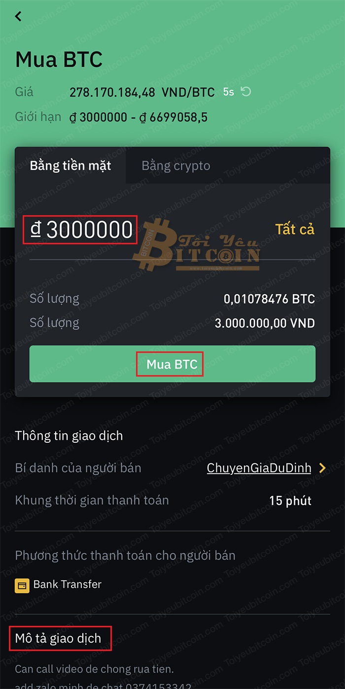 Cách mua tiền điện tử bằng VND trên Binance P2P. Ảnh 2