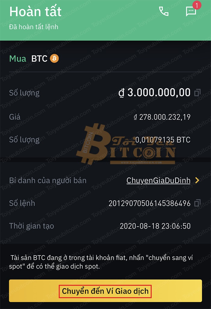 Cách mua tiền điện tử bằng VND trên Binance P2P. Ảnh 11