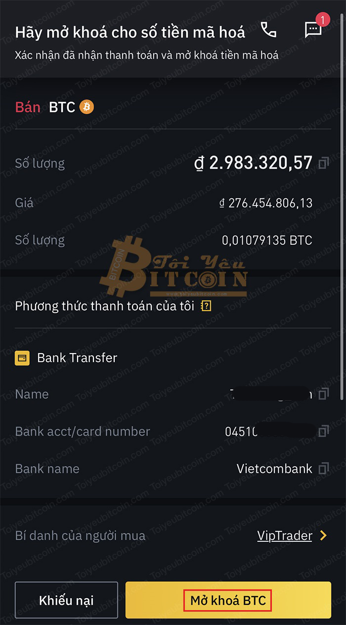 Cách bán tiền điện tử ra VND trên Binance P2P. Ảnh 6