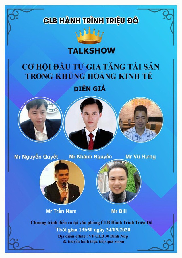 Theo phản ánh của nhà đầu tư, hiện các lãnh đạo CLB Hành trình triệu đô đã bỏ trốn