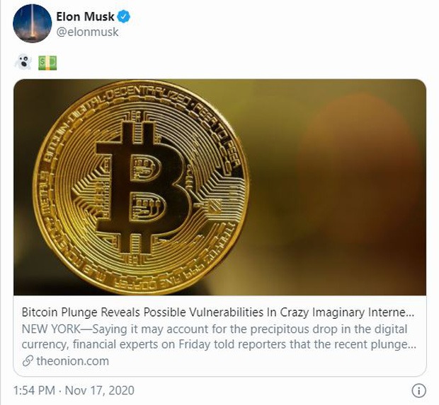 Elon Musk ám chỉ Bitcoin như một "đồng tiền ma quỷ"