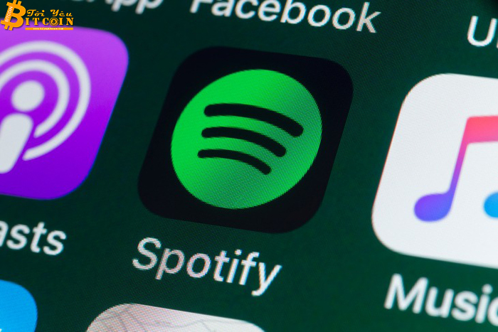 Gã khổng lồ âm nhạc Spotify để ngỏ khả năng chấp nhận tiền điện tử