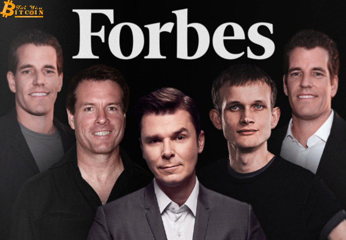 Forbes công bố danh sách tỷ phú Bitcoin giàu nhất thế giới