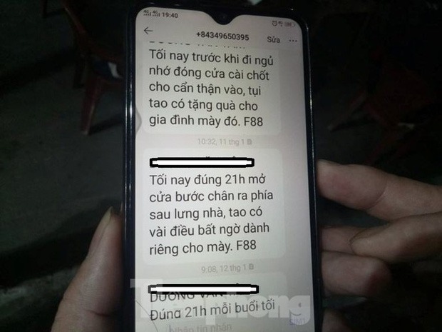 Nạn nhân liên tục bị số lạ gọi và nhắn tin đe dọa khi không trả lãi suất đúng hẹn