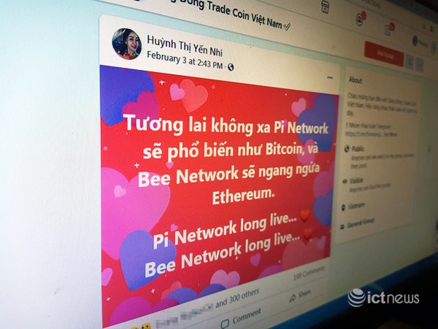 Các bài đăng trên các hội nhóm về tiền ảo không trực tiếp dụ dỗ người tham gia, nhưng tạo ra tranh luận khiến nhiều người tò mò tìm hiểu