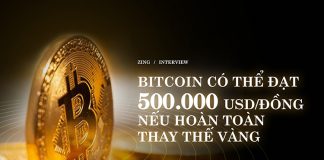 Bitcoin có thể đạt 500.000 USD nếu hoàn toàn thay thế vàng