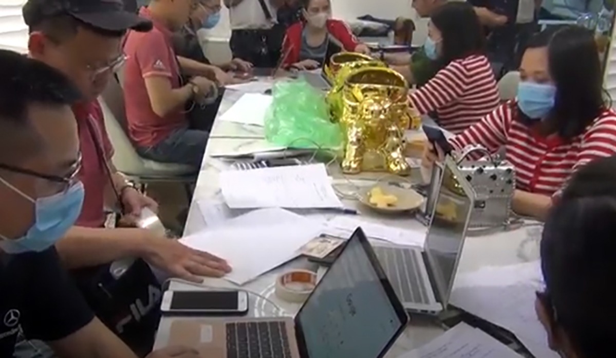 Cảnh sát thu giữ các tang vật liên quan. Ảnh: Công an cung cấp.