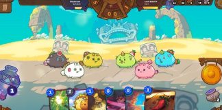 Giao diện game Axie Infinity.