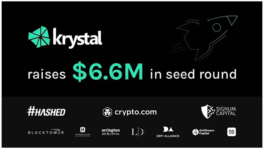 Nền tảng DeFi Krystal huy động được 6,6 triệu USD