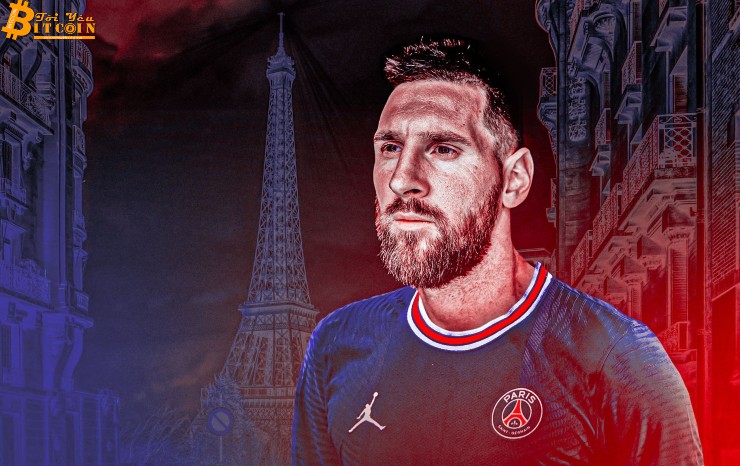 Một phần tiền lương tại PSG của Messi được trả bằng token fan