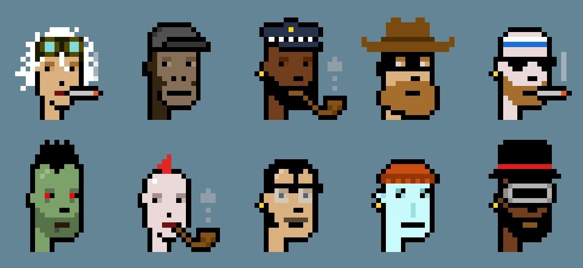 CryptoPunks - bộ sưu tập NFT mới được chốt giá 16,9 triệu USD trong buổi đấu giá của nhà cái Christie's