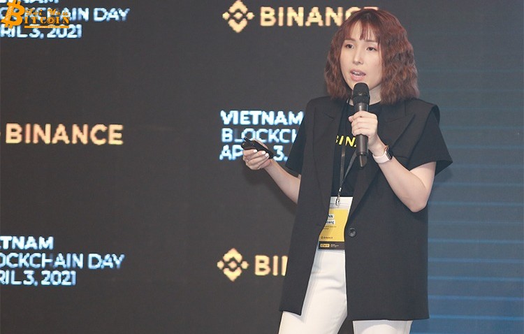 Lynn Hoàng - Giám đốc Binance khu vực Đông Nam Á. Ảnh: Minh Anh