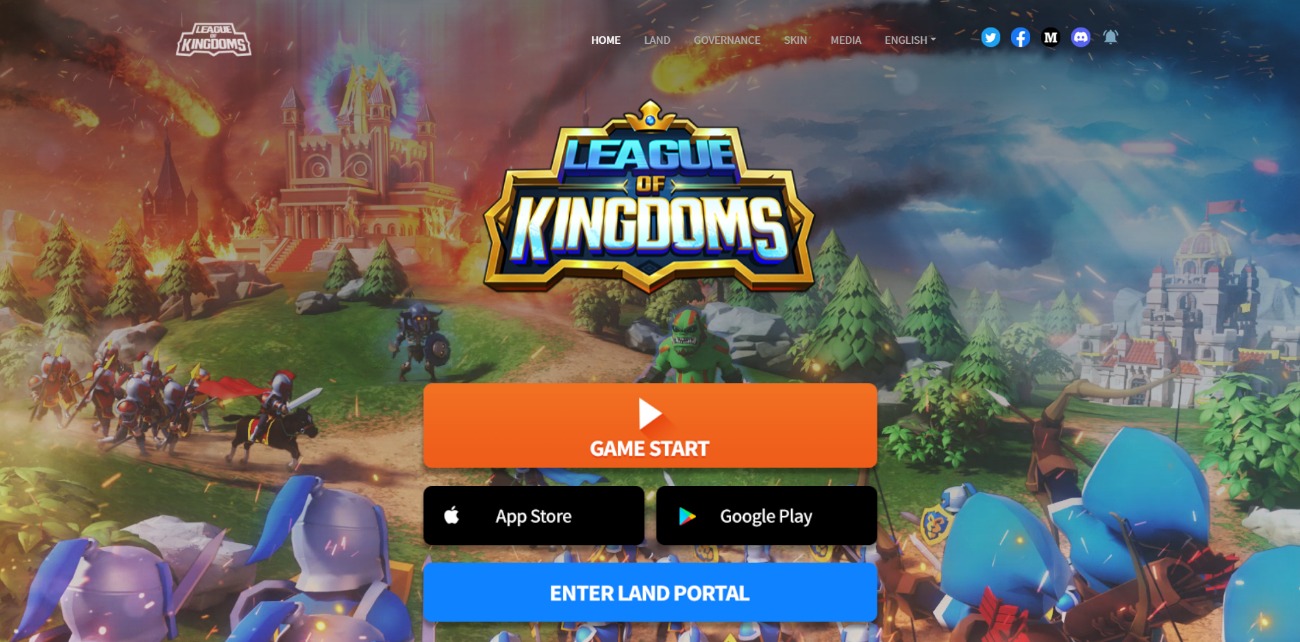 Giao diện của game League of Kingdoms