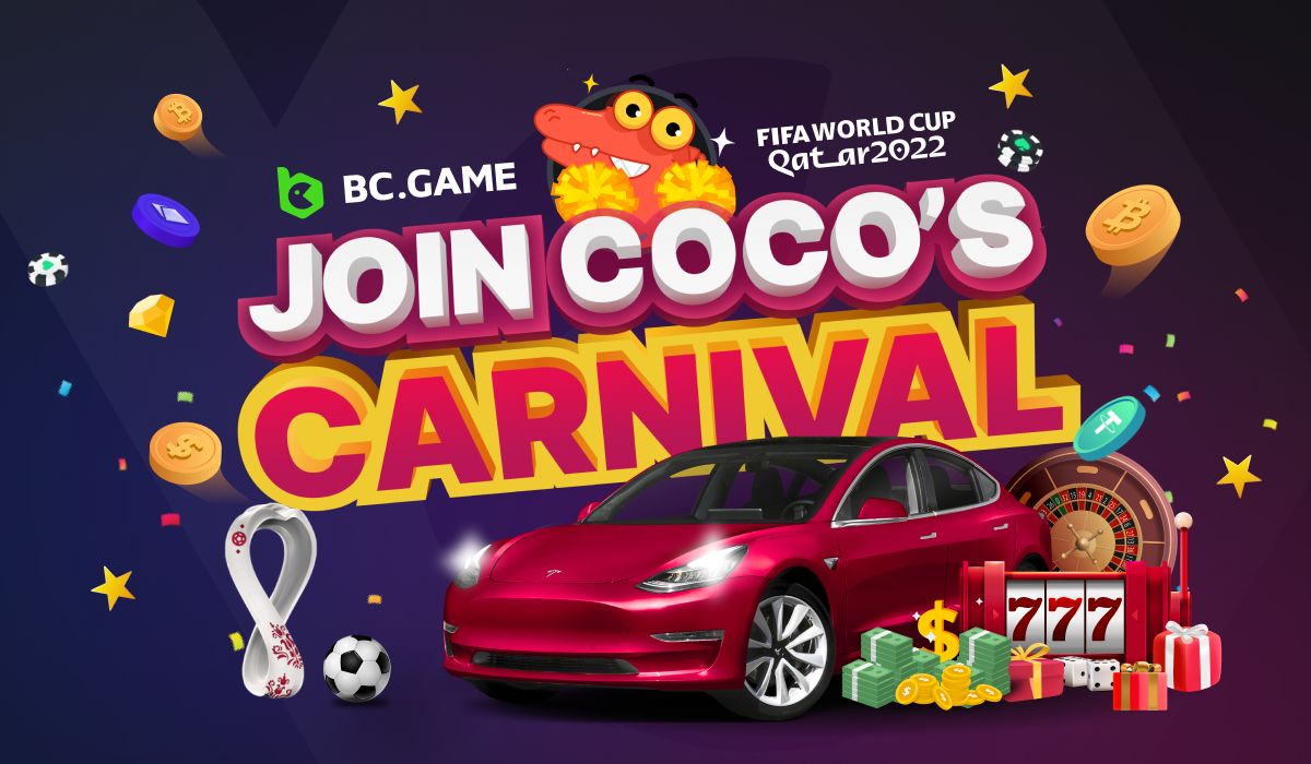 Tham gia Coco’s Carnival giành giải thưởng lên tới $2.100.000 hoặc xe TESLA