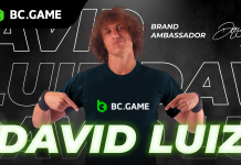 David Luiz đã trở thành đại sứ thương hiệu BC.GAME