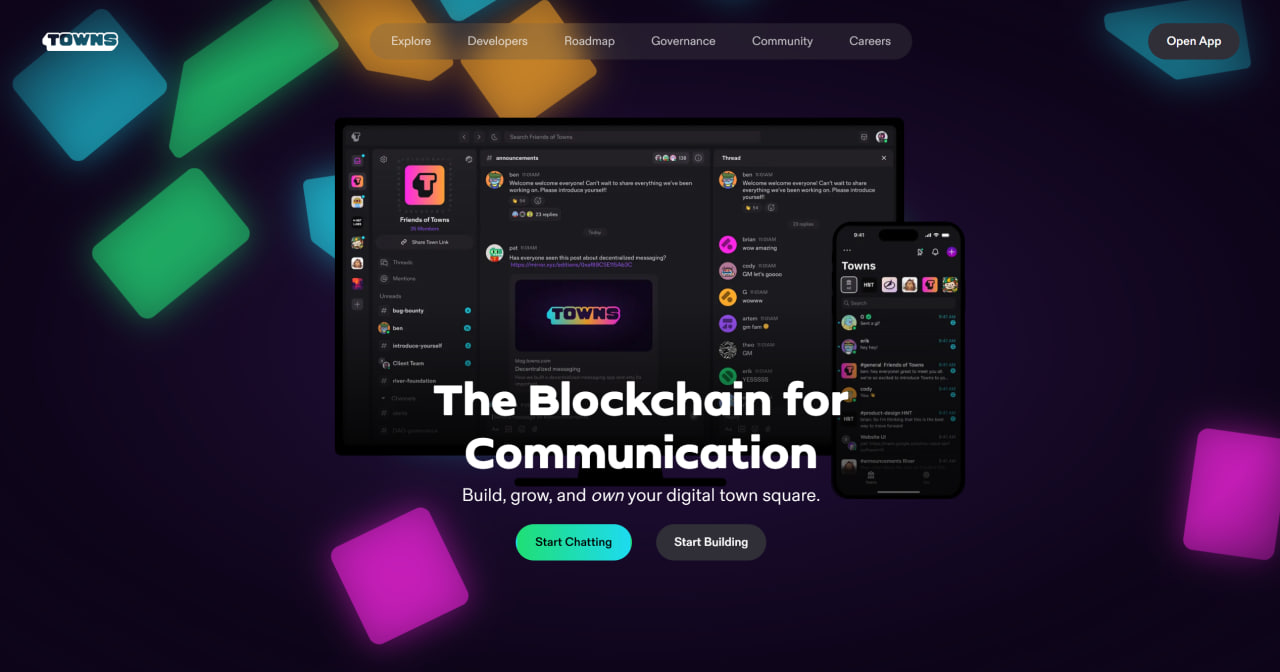 Trang chủ dự án Towns 