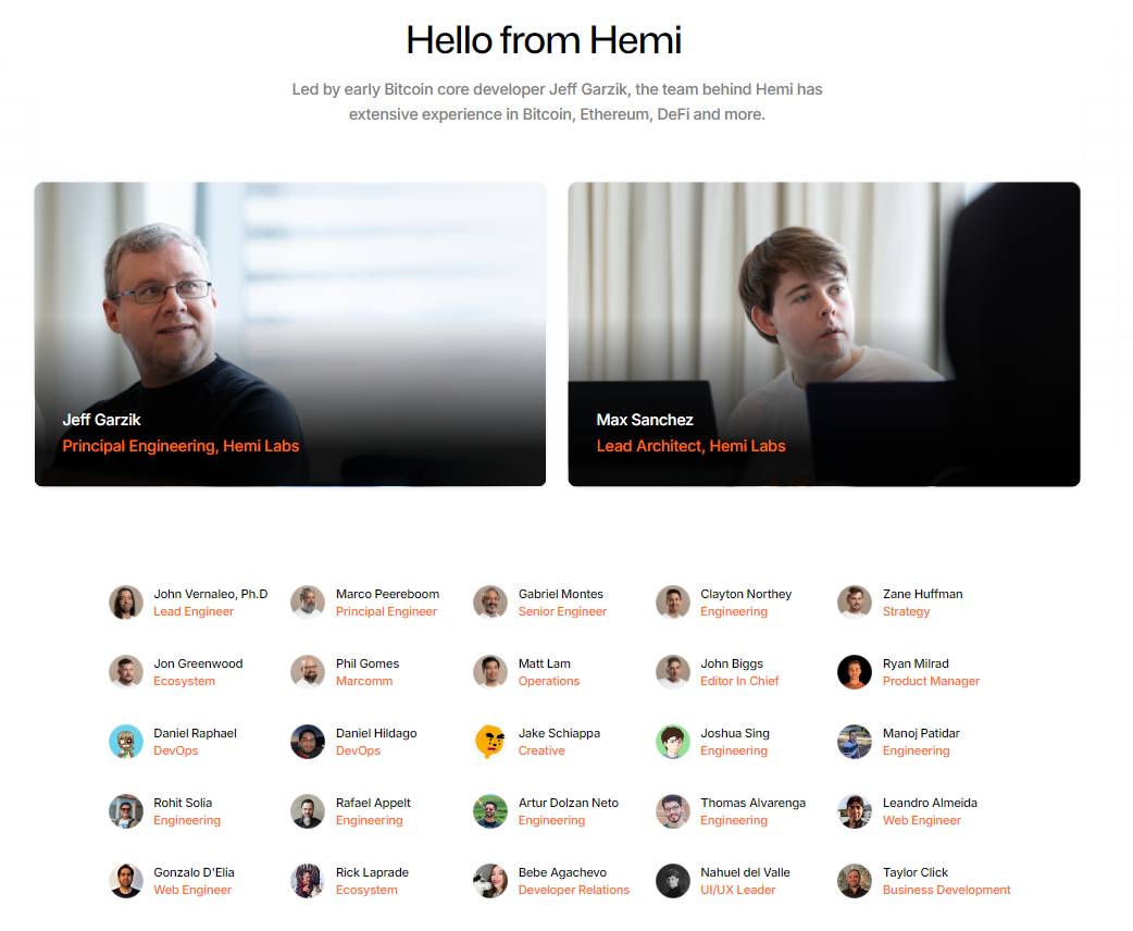 TEAM phát triển của Hemi