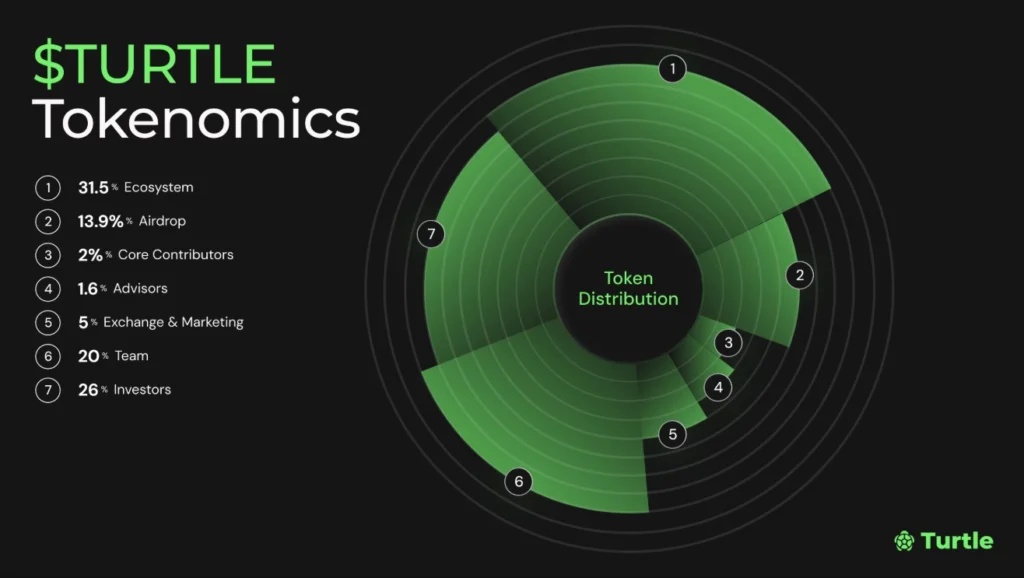 Phân bổ token TURTLE